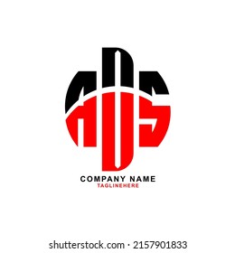 ADZ Three letter logo design with white background svg