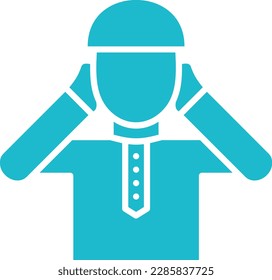 Adzan vector icon. Can be used for printing, mobile and web applications.