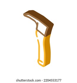 adz ax Werkzeug isometrische Icon Vektorgrafik. adz ax Werkzeug Zeichen. einzelne Symbolillustration