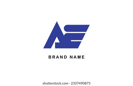 AE kreatives Marken-minimales Logo-Design