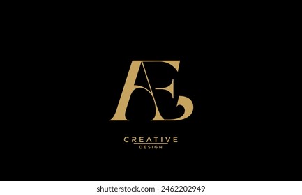 AE, EA, A, E, Abstract Letters Logo Monogram