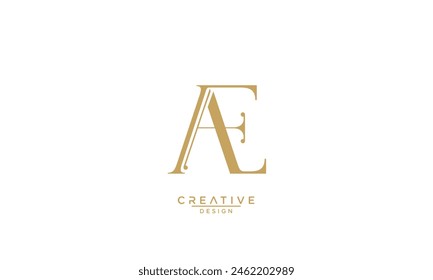 AE, EA, A, E, Abstract Letters Logo Monogram