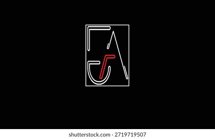 AE, EA ABSTRACT LETTER LOGO MONOGRAM