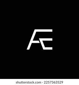 AE or EA abstract outstanding professional business awesome artistic branding company different colors illustration logo