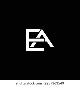 AE or EA abstract outstanding professional business awesome artistic branding company different colors illustration logo