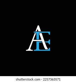 AE or EA abstract outstanding professional business awesome artistic branding company different colors illustration logo