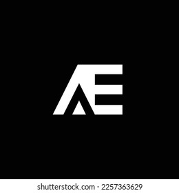 AE or EA abstract outstanding professional business awesome artistic branding company different colors illustration logo