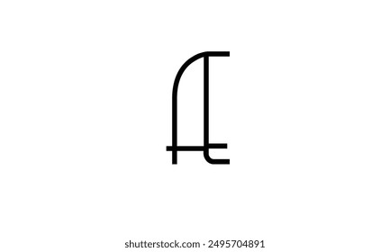 AE EA A E abstract vector logo monogram template