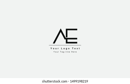 AE or EA letter logo. Unique attractive creative modern initial AE EA A E initial based letter icon logo