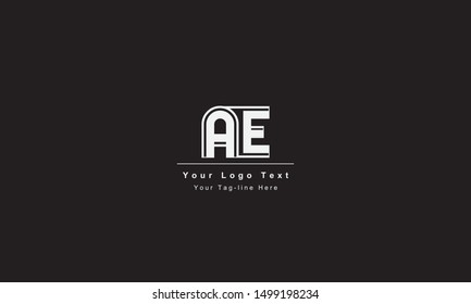 AE or EA letter logo. Unique attractive creative modern initial AE EA A E initial based letter icon logo