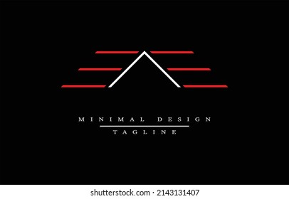 Diseño de logotipo AE o EA Minimalista arte vectorial Ilustración
