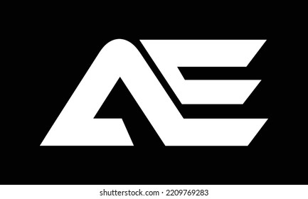 AE elegant logo with initials for company -vector Pro Vector