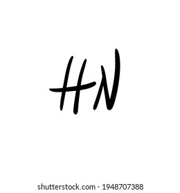 Ae initial handwriting logo for identity
