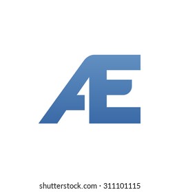 AE letter logo connected