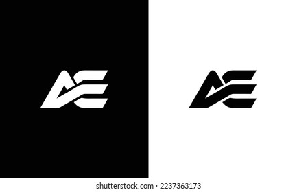 AE Letter Logo Design. Creative Modern AE Letter icon vector Illustration. svg