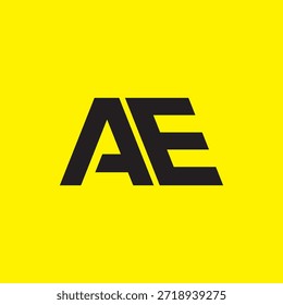 AE Letter Logo Design (Design de logotipo Carta AE). AE Vetor de design de logotipo de letra criativa, AE Letter Design de logotipo inicial.