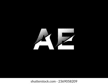 AE letter logo design and monogram logo design