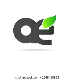 ae Letter Logo Design Template