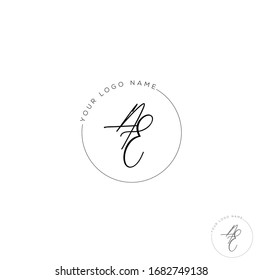 AE Letter Logo Design Template Vector