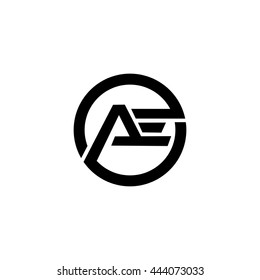 ae letter logo vector