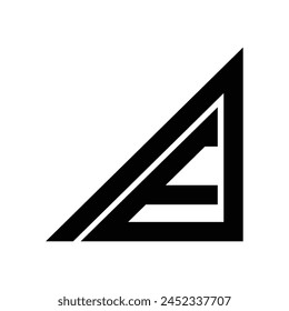 AE letter logo vector illustration design