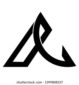ae letter vector logo template, desaign mountain vector logo template