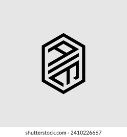 AE line geometric monogram with high quality professional design that will print well