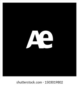 Ae Logo concept, Logotype for Business or app.