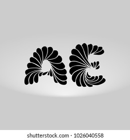 AE Logo, Decorative, Romantic