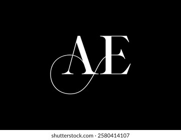 AE Logo Design Creative and Modern Logo Design