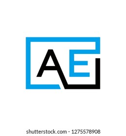 ae logo design , initial , generic , vector , icon