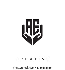 Ae Logo Design Vector Icon