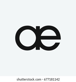 Ae Logo Icon Vector