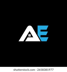 AE Monogram Fusion - Elegante diseño de logotipo de letra mínima