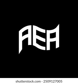 Diseño del logotipo de AEA, logotipo simple y moderno de AEA. Diseño de alfabeto lujoso de AEA  
