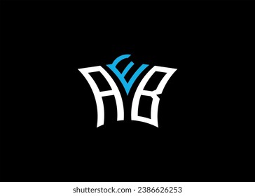 AEB initial monogram letter business and simple modern logo.