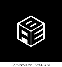 AEB letter logo design in illustration. Vector logo, calligraphy designs for logo, Poster, Invitation, etc.