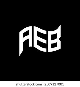 AEB logo design, AEB logotipo simples e moderno. AEB design de alfabeto luxuoso  
