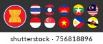 AEC Asean Economic Community flags