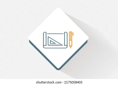 aec industry icon vector design