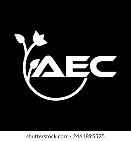 AEC letter logo vector design, AEC simple and modern logo. AEC luxurious alphabet design