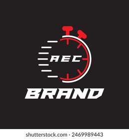 AEC-Buchstabenlogo-Vektorgrafik Einzigartiges attraktives, modernes Anfangsdesign, weiße Farbe auf schwarzem Hintergrund, AEC-Buchstabenlogo-Icon-Design
