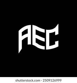 Diseño del logotipo de AEC, logotipo simple y moderno de AEC. Diseño de alfabeto de lujo AEC  
