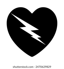 AED Automated External Defibrillator Black Icon,Vector Illustration, Isolate On White Background Label. EPS10