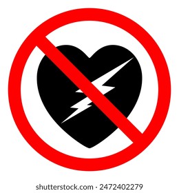 AED Automated External Defibrillator Symbol Sign, Vector Illustration, Isolate On White Background Label .EPS10