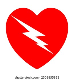 AED Automated External Defibrillator Symbol Sign, Vector Illustration, Isolate On White Background Label.EPS10