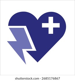 AED icons. simple colored vector