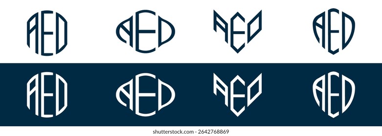 Design des AED-Logo-Sets