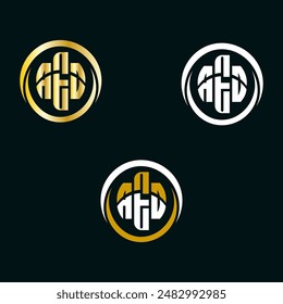 AED letter logo vector design