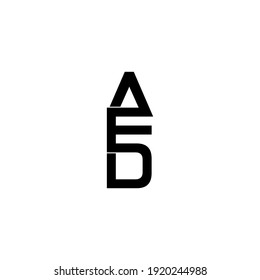 Original-Monogramm-Logo-Design mit Affiliate-Brief